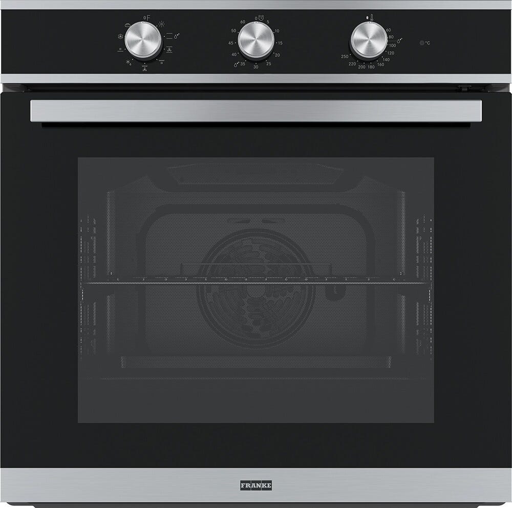 Franke FSM 82 HE XS Smart Forno elettrico multifunzione cm 60 - inox satinato/cristallo nero
