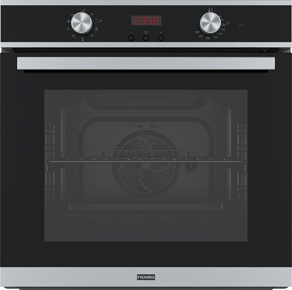 Franke FSM 86 HE XS Smart Forno elettrico multifunzione cm 60 - inox satinato/cristallo nero