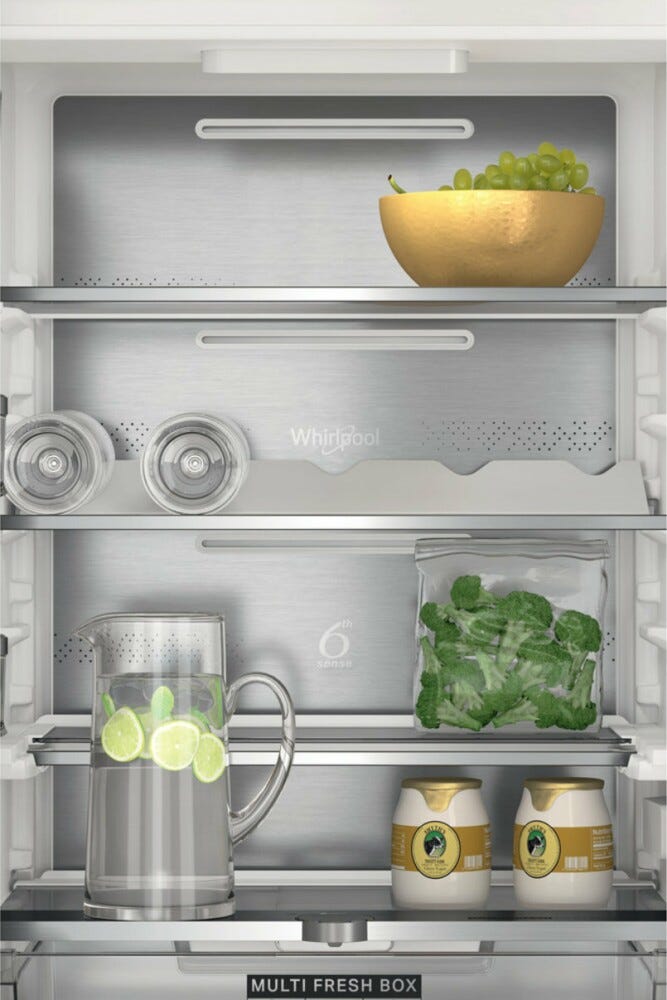 Whirlpool WHC18T574P Frigorifero con congelatore da incasso cm. 54 h. 177 - lt. 250