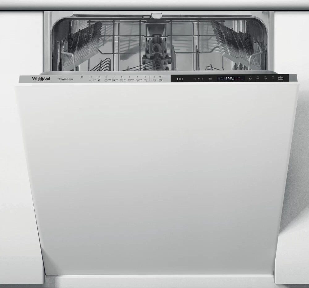 Whirlpool WIP4T133PES Lavastoviglie integrata totale cm. 60 - 14 coperti