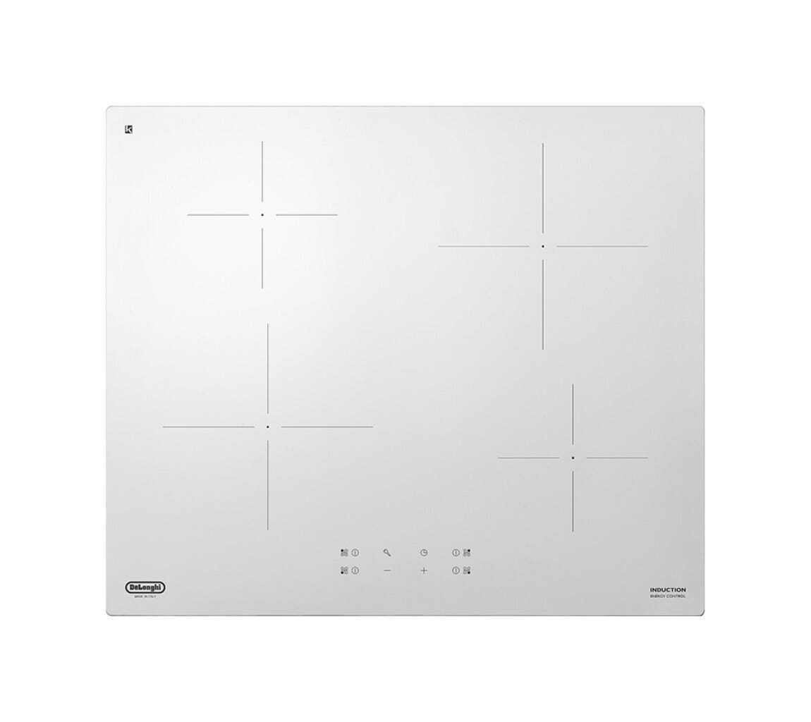 De Longhi PIB62 Design Piano cottura a induzione cm 60 - vetroceramica bianco