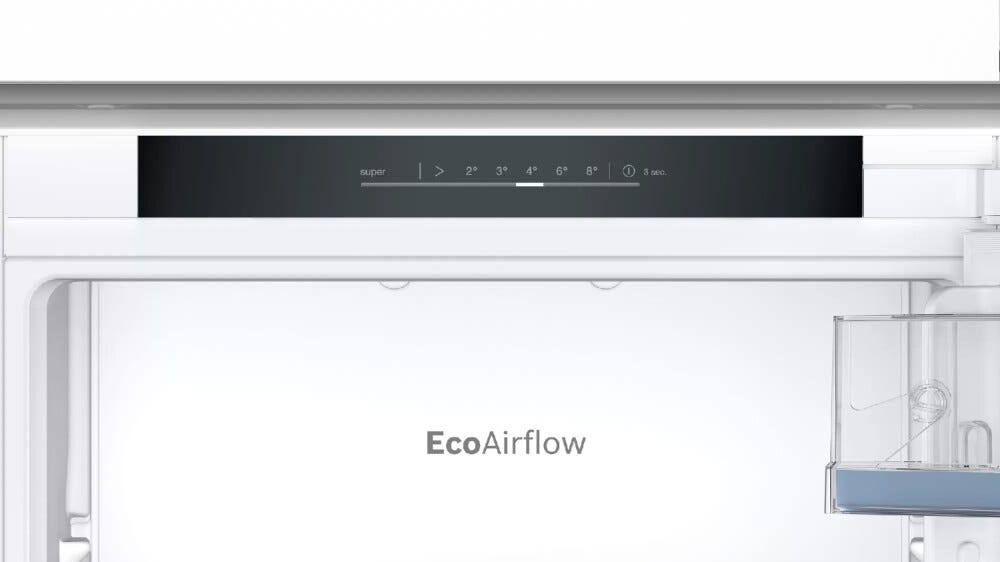 Bosch KIN86VSE0 4 Frigorifero combinato da incasso Bosch KIN86VSE0 Serie 4, 260 litri, NoFrost, VitaFresh XXL, classe E, h 177 cm