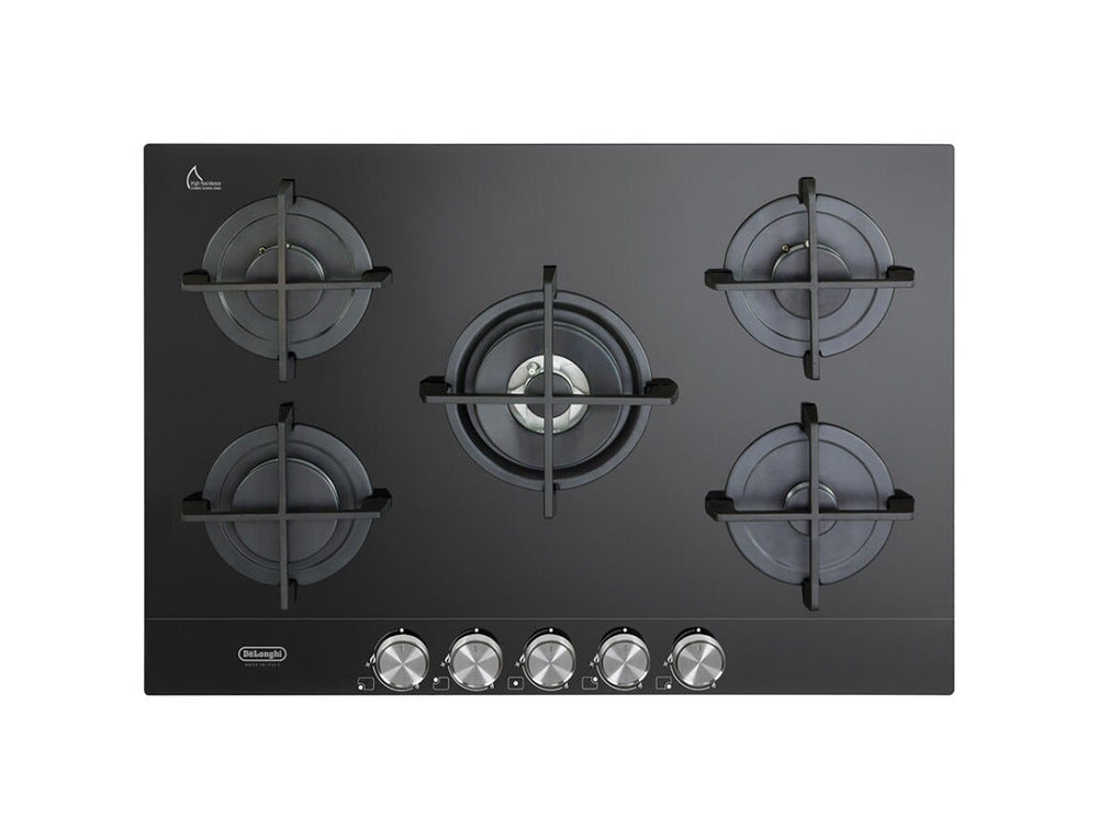 De Longhi NSL575NC Life Piano a cottura a gas cm. 75 - vetroceramica nero