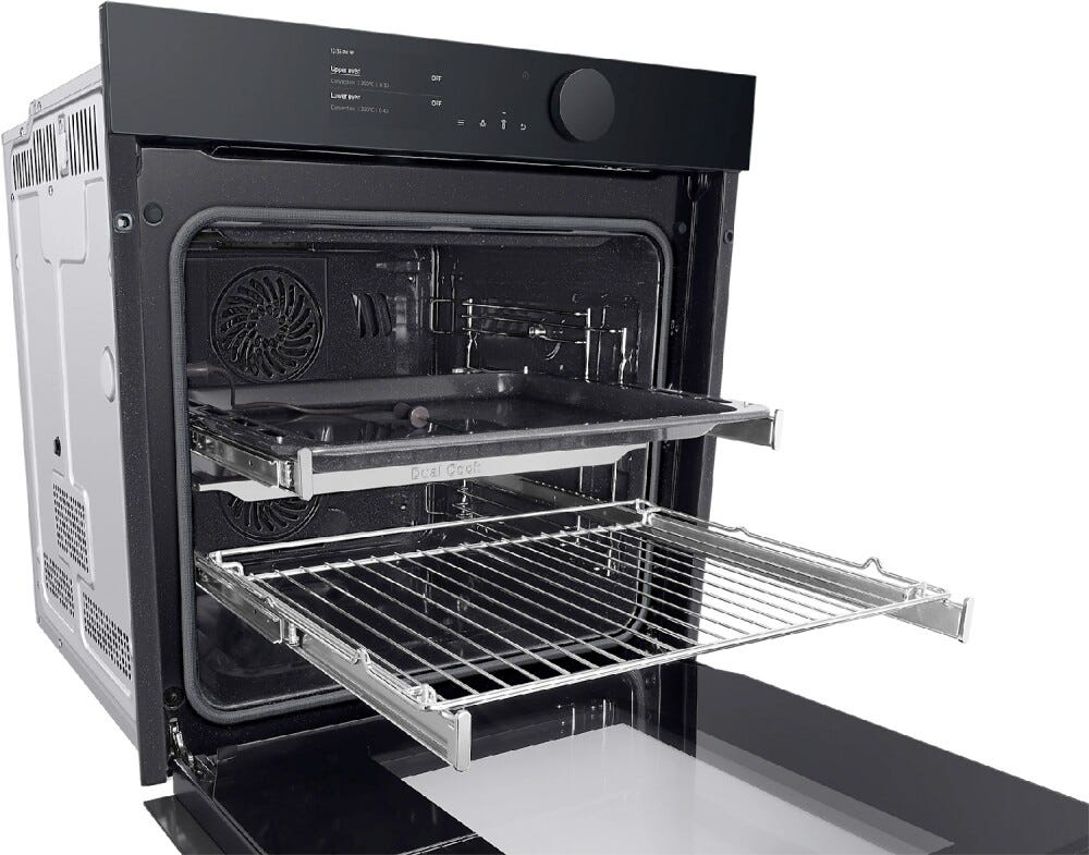 Samsung NV75T9579CD Infinity Line Forno elettrico pirolitico multifunzione cm. 60 - grafite