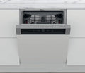 Whirlpool WBC3C34PFX Lavastoviglie integrata parziale cm. 60 - 14 coperti - frontalino inox
