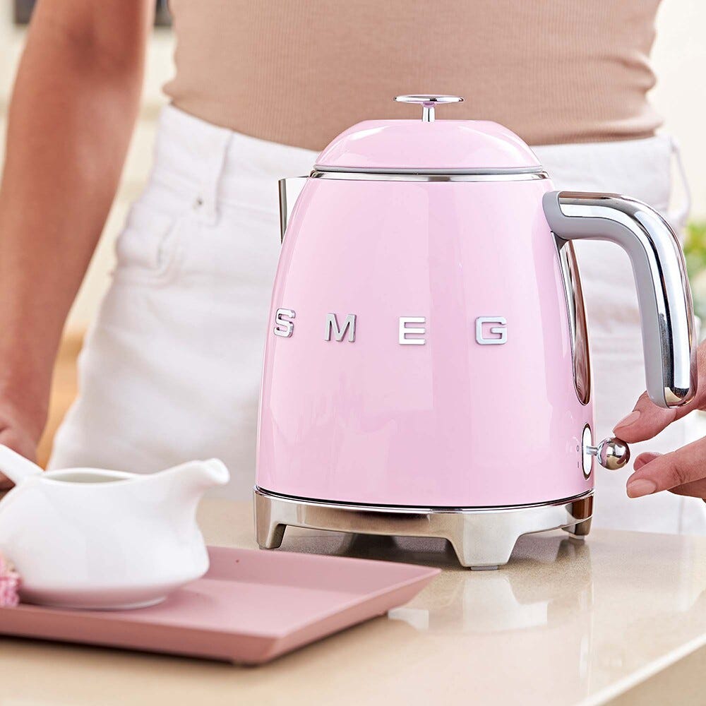 Smeg Selection KLF05PKEU 50's Style Mini Bollitore - rosa Lucido