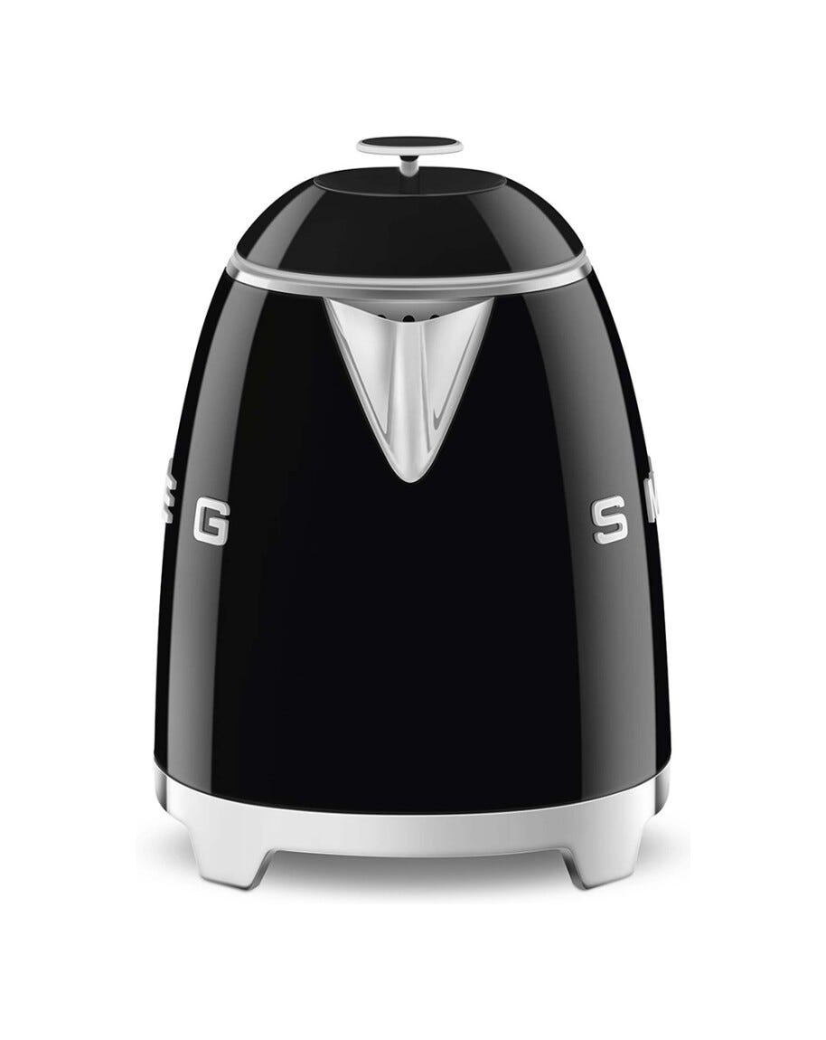 Smeg Selection KLF05BLEU 50's Style Mini Bollitore - nero Lucido