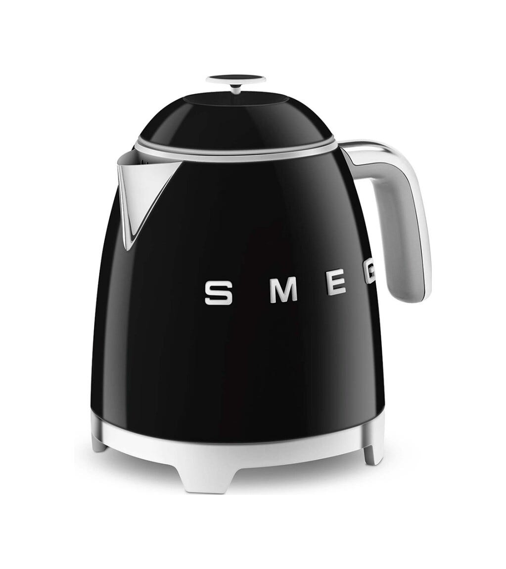 Smeg Selection KLF05BLEU 50's Style Mini Bollitore - nero Lucido