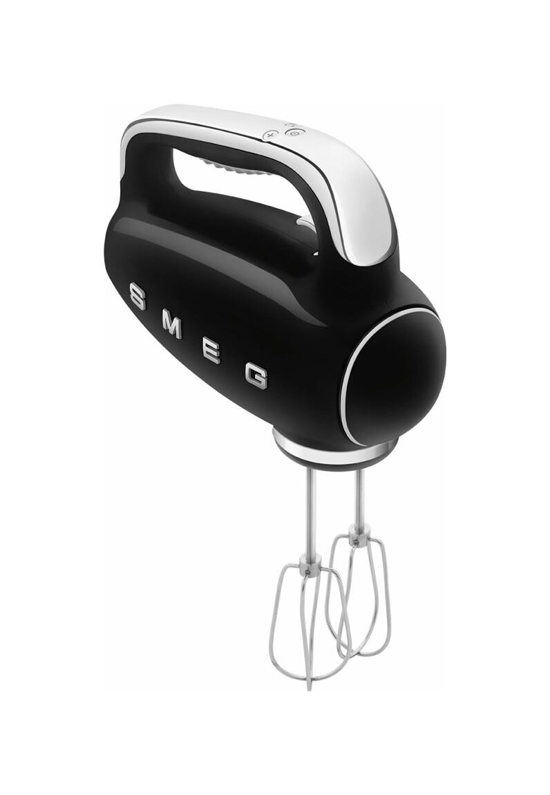Smeg Selection PED HMF01BLEU 50's Style Sbattitore - nero Lucido