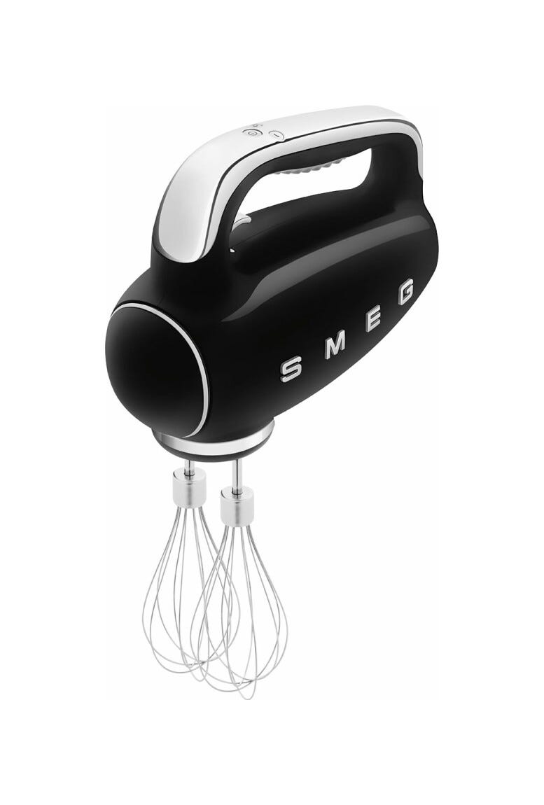 Smeg Selection PED HMF01BLEU 50's Style Sbattitore - nero Lucido