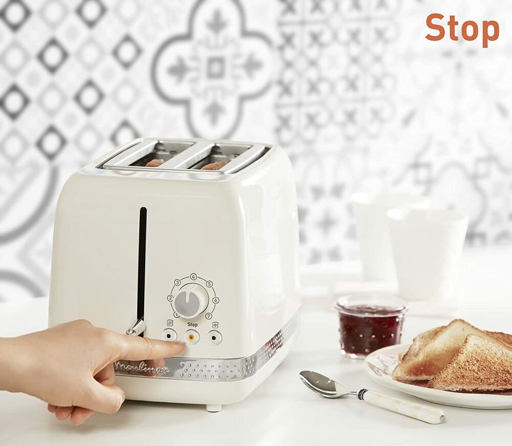 Moulinex LT300 Tostapane a 2 scomparti - avorio