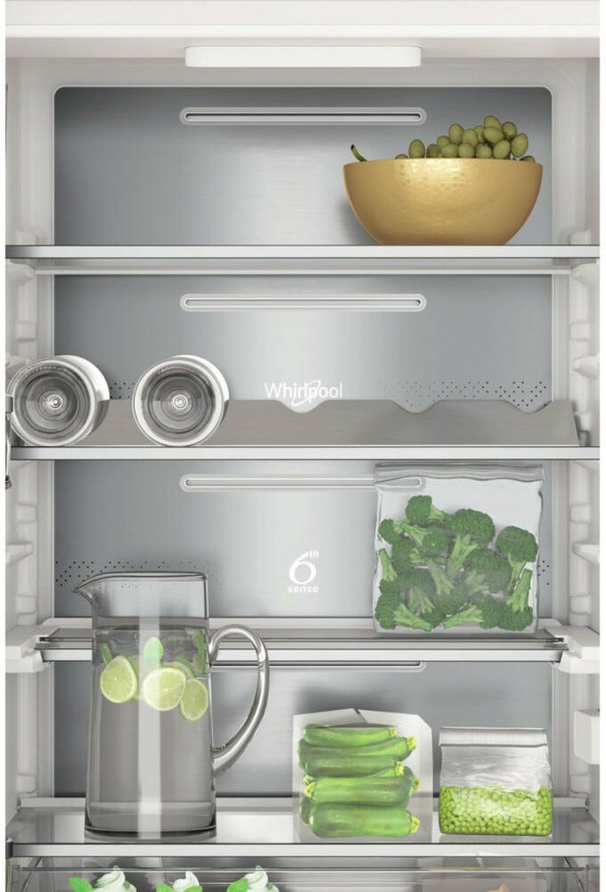 Whirlpool WHC20T593P Frigorifero con congelatore da incasso cm. 56 h. 194 - lt. 280