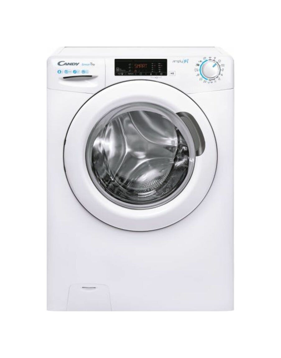 Candy CSO44 1285TE/2-S Lavatrice slim cm. 60 - profondità cm. 47 - capacità 8 kg - bianco