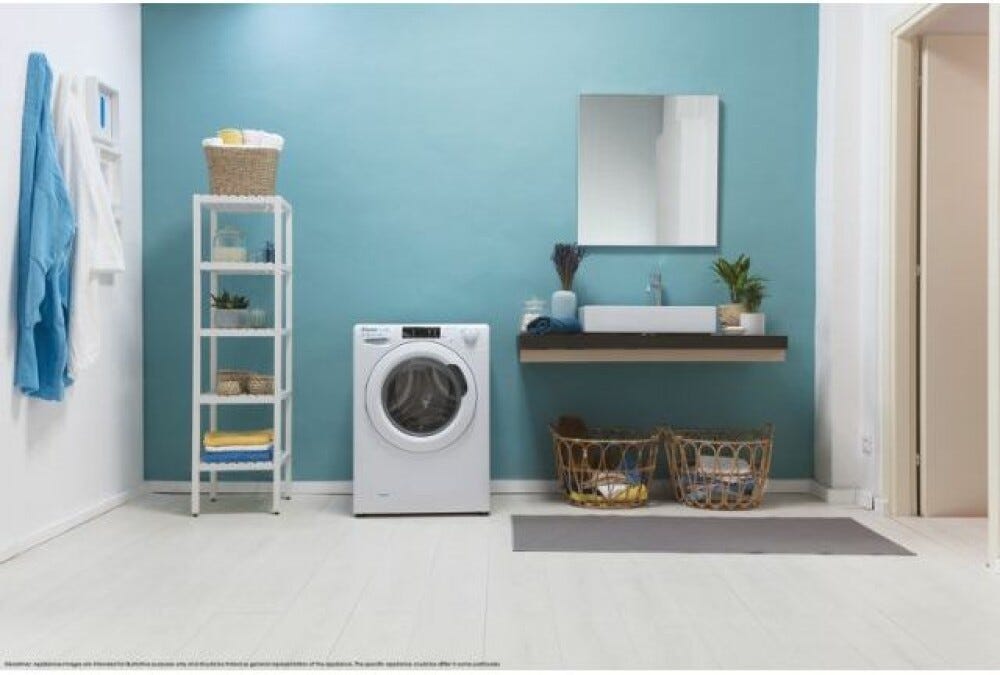 Candy CSO44 1285TE/2-S Lavatrice slim cm. 60 - profondità cm. 47 - capacità 8 kg - bianco