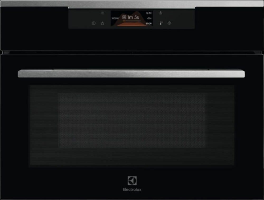 Electrolux KVLBE08X Serie 800 Forno combinato microonde da incasso cm. 60 h. 45 - nero