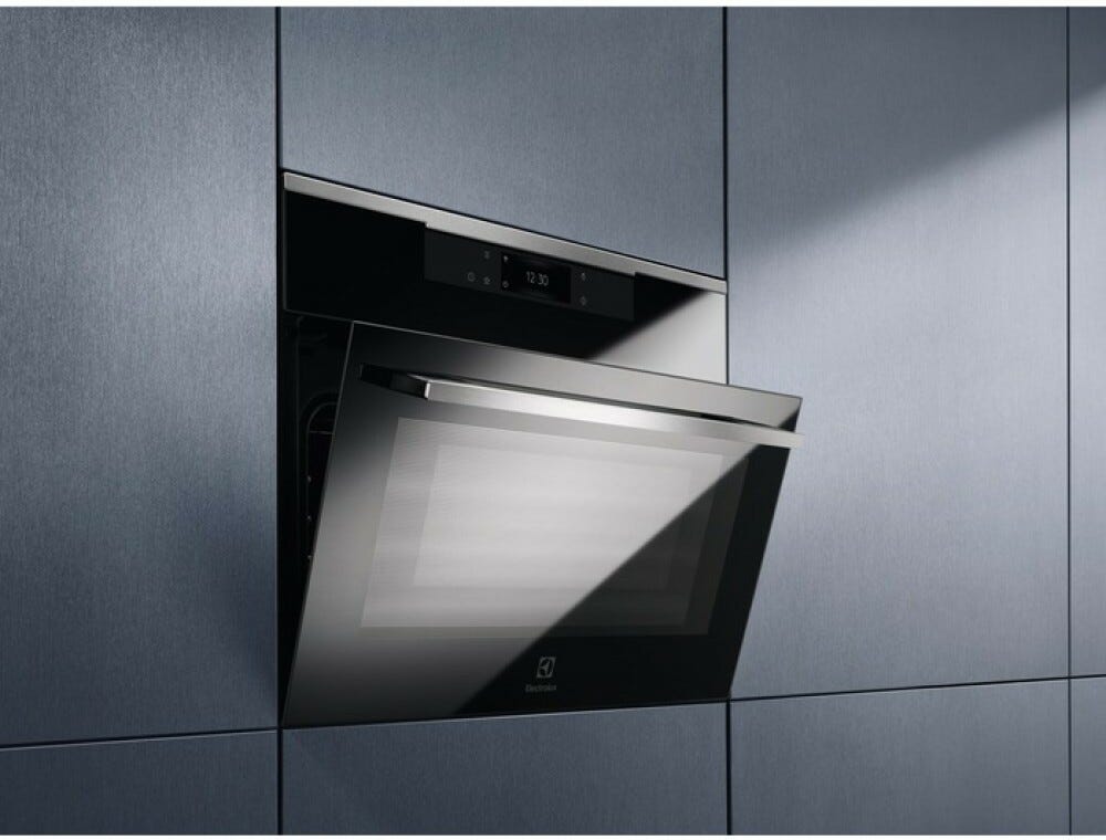 Electrolux KVLBE08X Serie 800 Forno combinato microonde da incasso cm. 60 h. 45 - nero