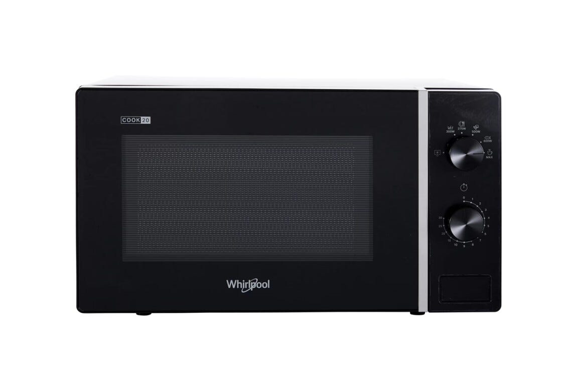 Whirlpool MWP101B Forno microonde libera installazione cm. 45 - nero
