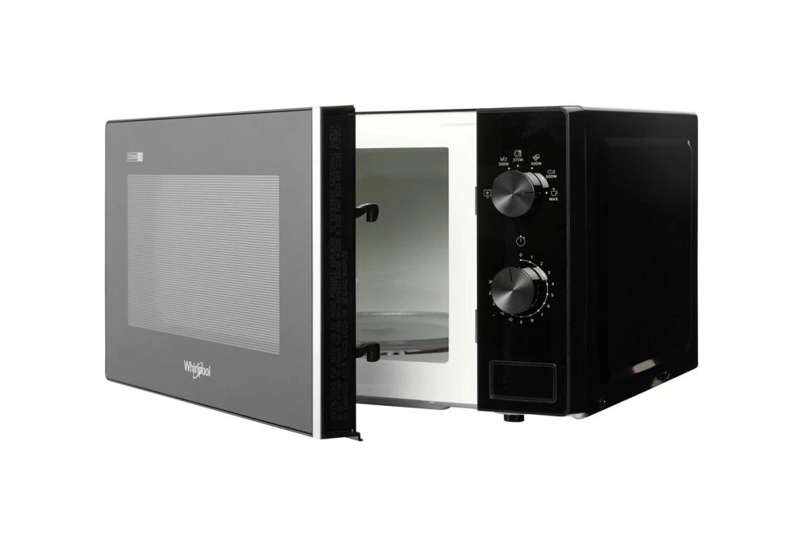 Whirlpool MWP101B Forno microonde libera installazione cm. 45 - nero