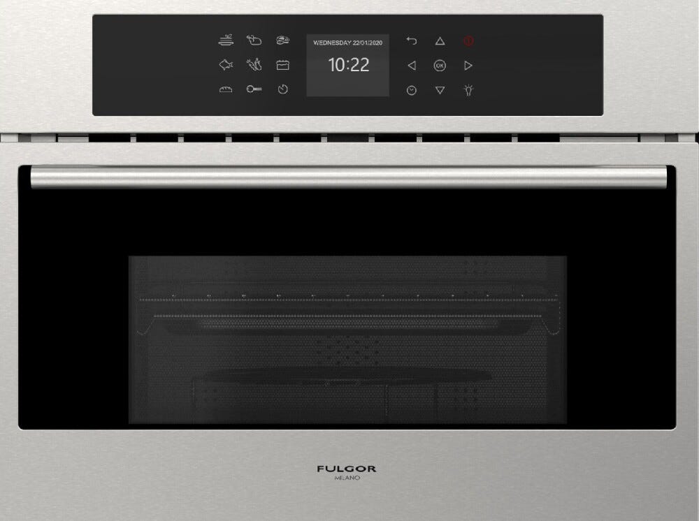 Fulgor FCMO 4510 TEM X Forno microonde da incasso cm. 59 h. 46 - inox