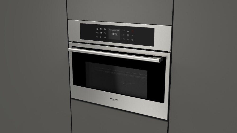 Fulgor FCMO 4510 TEM X Forno microonde da incasso cm. 59 h. 46 - inox