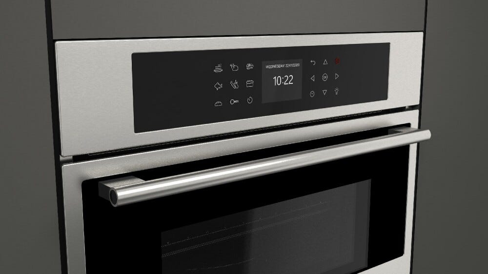 Fulgor FCMO 4510 TEM X Forno microonde da incasso cm. 59 h. 46 - inox