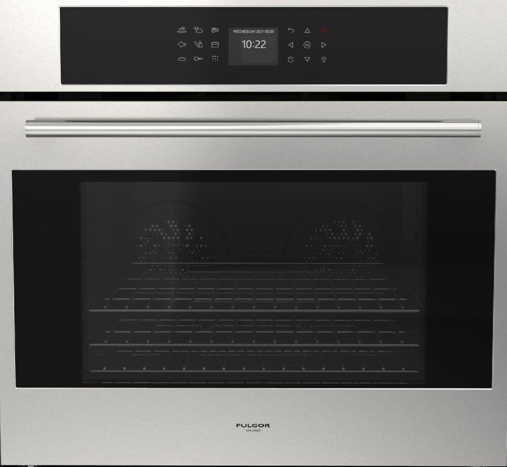 Fulgor FCPO 315 P TEM 2F X Plano in grande Forno elettrico pirolitico cm 75 - inox