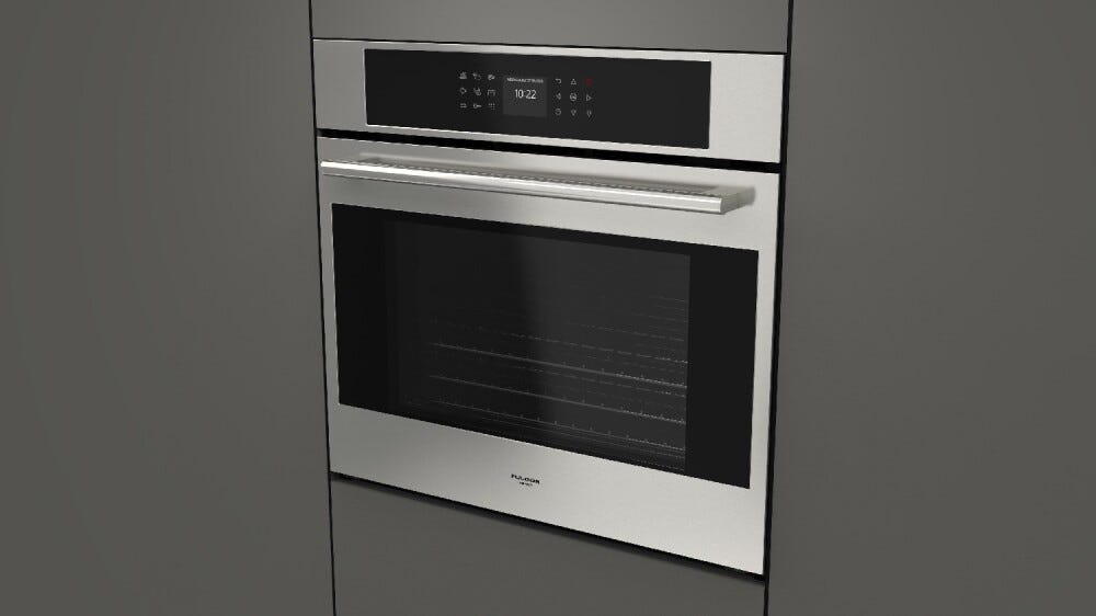 Fulgor FCPO 315 P TEM 2F X Plano in grande Forno elettrico pirolitico cm 75 - inox