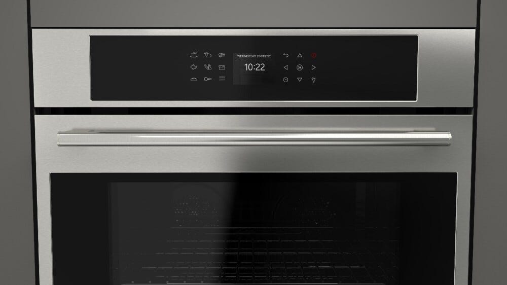 Fulgor FCPO 315 P TEM 2F X Plano in grande Forno elettrico pirolitico cm 75 - inox
