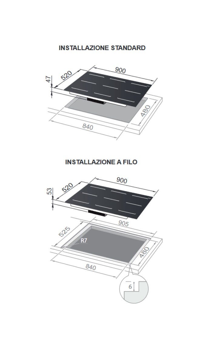 De Longhi SLI905 Life Piano cottura a induzione cm 90 - vetroceramica nero