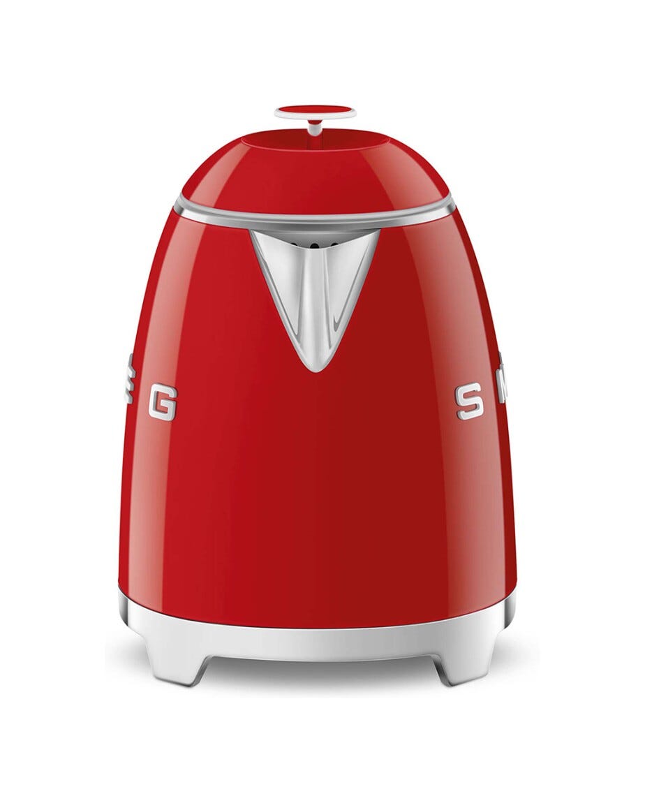 Smeg Selection PED KLF05RDEU 50's Style Mini Bollitore - rosso Lucido