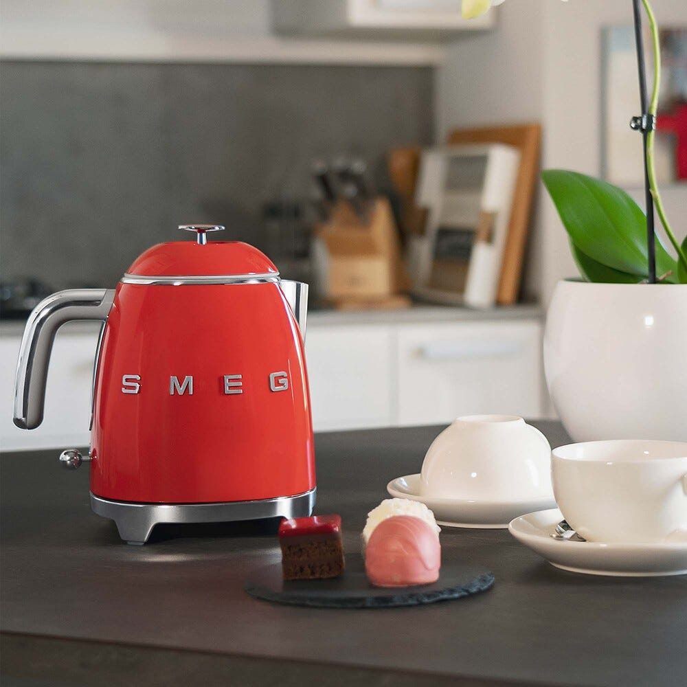 Smeg Selection PED KLF05RDEU 50's Style Mini Bollitore - rosso Lucido