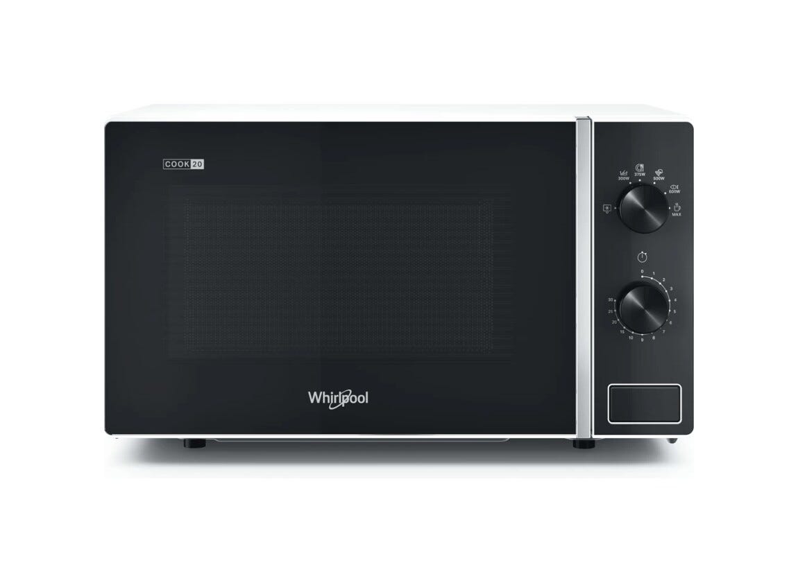 Whirlpool MWP101W Forno microonde libera installazione cm. 45 - bianco