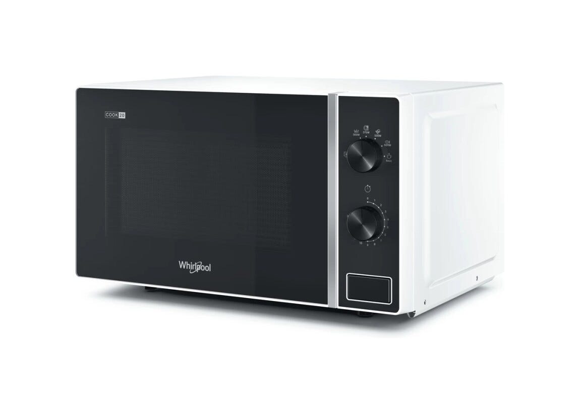 Whirlpool MWP101W Forno microonde libera installazione cm. 45 - bianco