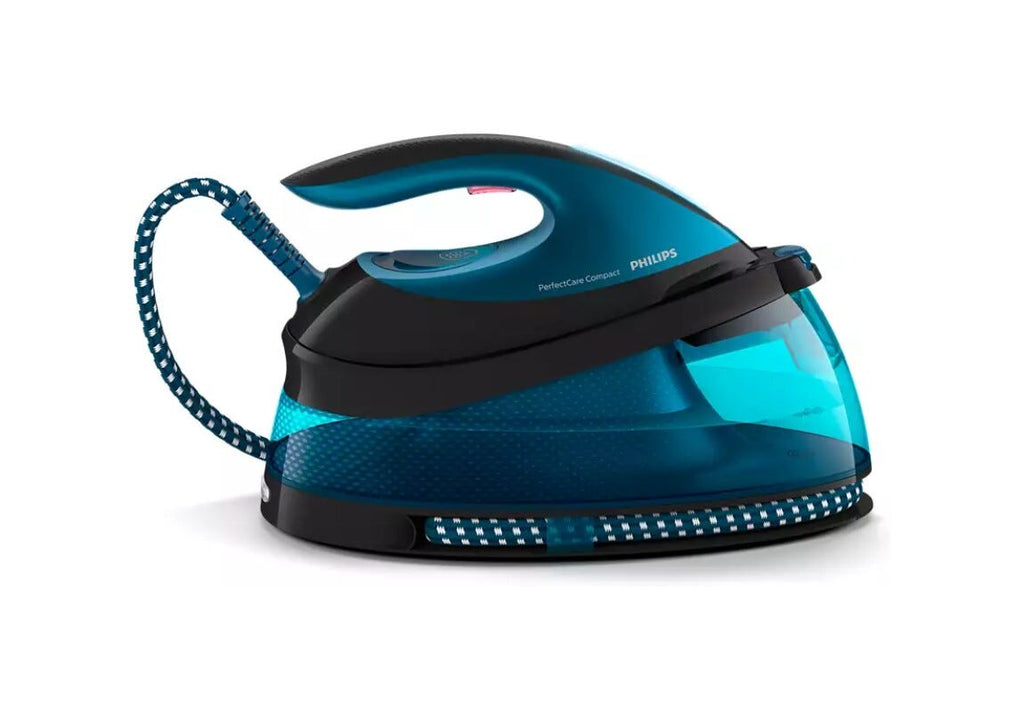Philips GC7846/80 PerfectCare Compact Ferro da stiro con caldaia a vapore - nero / blu
