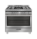 Glem ST965MI Specialista Cucina da accosto cm. 90 - 5 fuochi + forno elettrico - acciaio inox