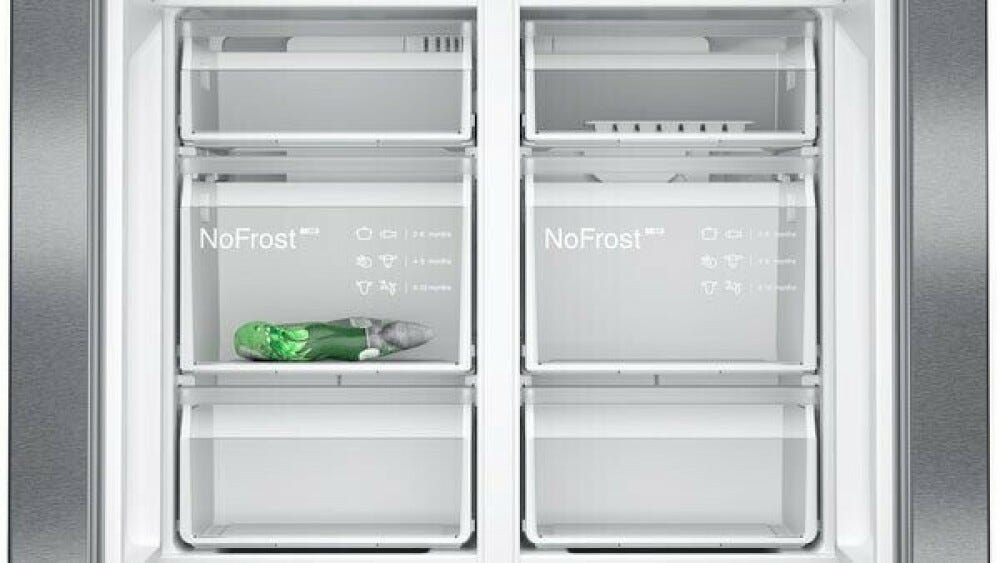 Siemens KF96NAXEA iQ500 Frigorifero con congelatore 4 porte cm. 91 h. 183 - 605 lt. - black steel