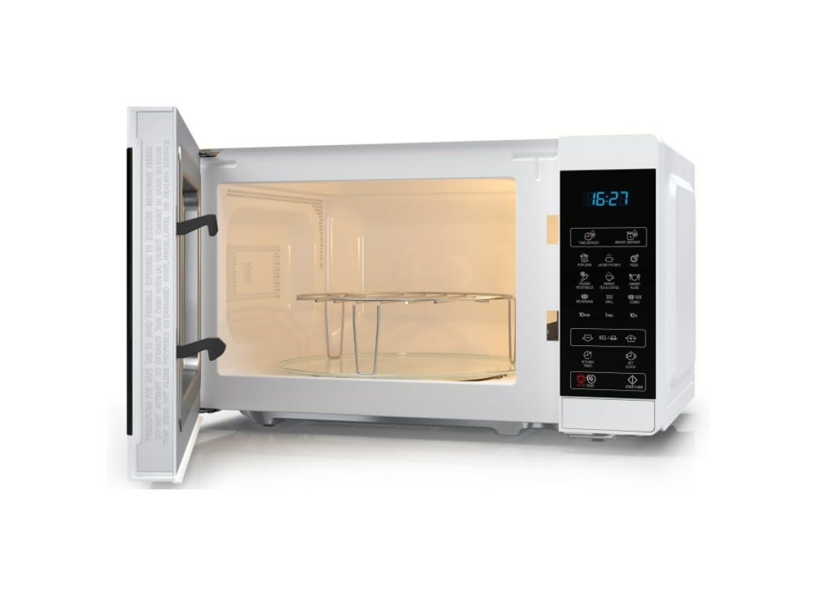 Sharp YC-MG02EW Forno microonde libera installazione cm. 44 - bianco