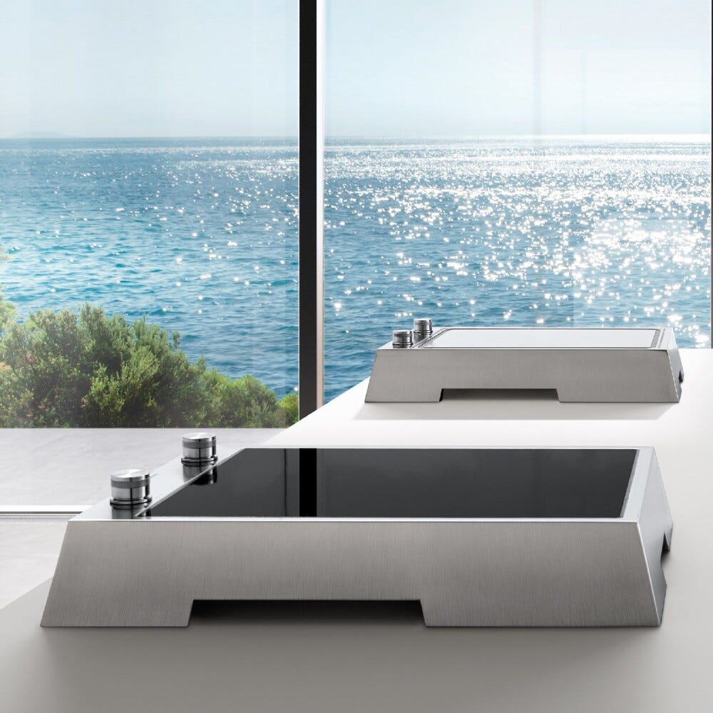 Barazza Thalas Outdoor Piano cottura a induzione cm. 40 - inox