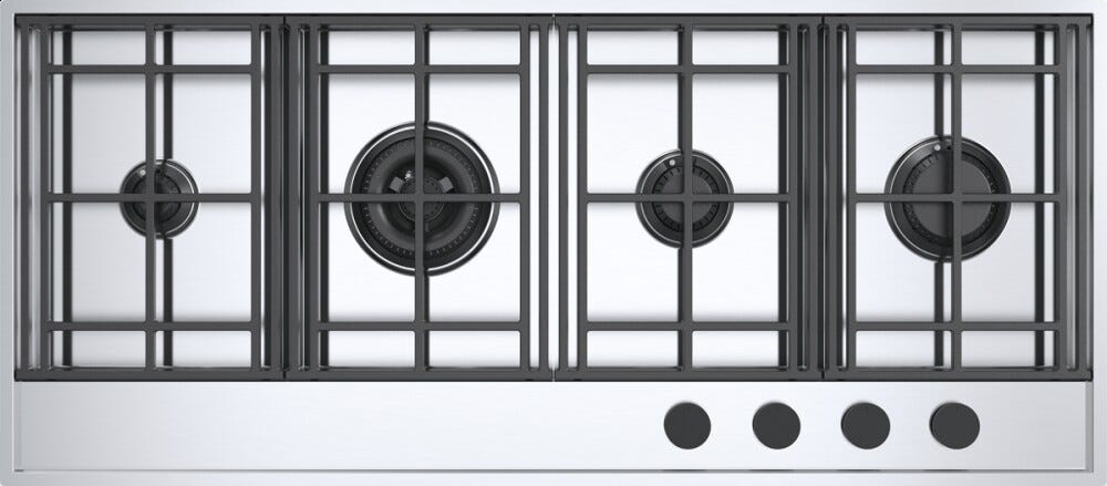 Barazza 1PLE3D Lab Evolution Piano cottura a gas cm. 120 - inox satinato