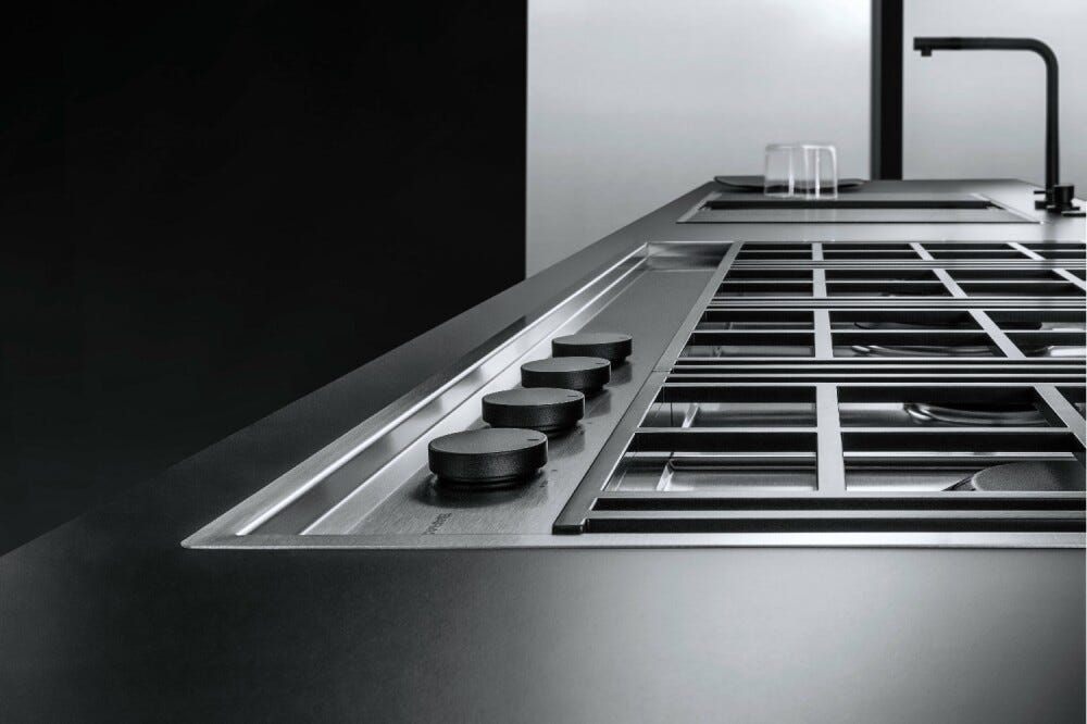 Barazza 1PLE3D Lab Evolution Piano cottura a gas cm. 120 - inox satinato
