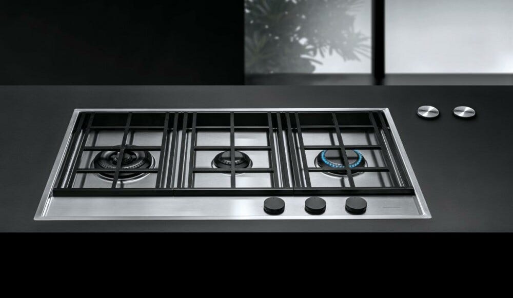 Barazza 1PLE2D Lab Evolution Piano cottura a gas cm. 90 - inox satinato