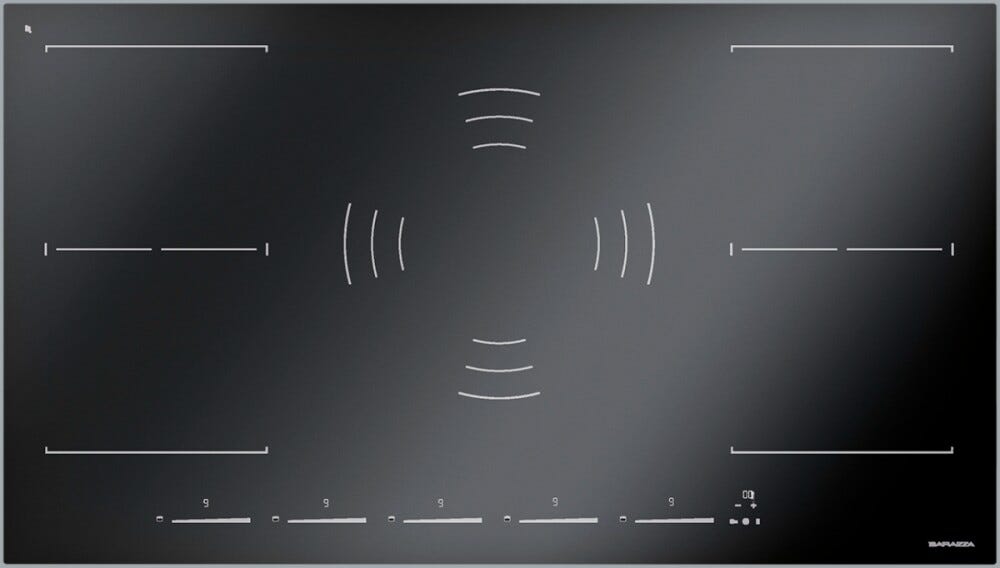 Barazza KASAI SPACE MIZU KASAI Piano cottura a induzione cm. 90 - vetroceramica nero