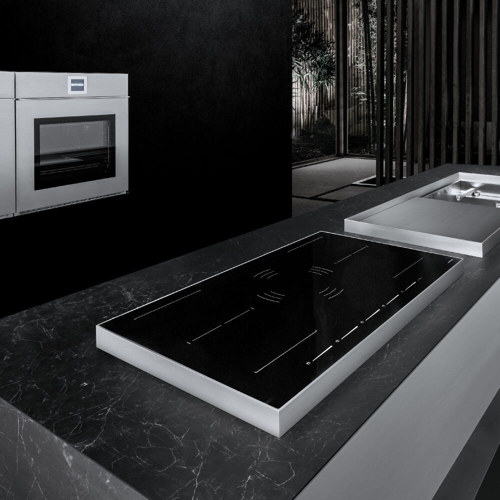 Barazza KASAI SPACE MIZU KASAI Piano cottura a induzione cm. 90 - vetroceramica nero
