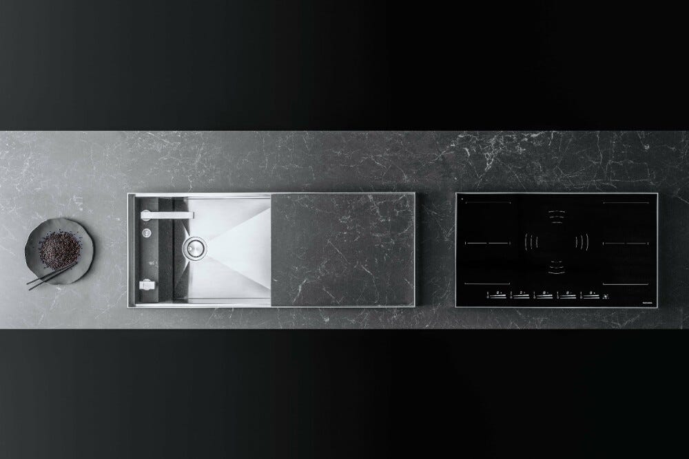 Barazza KASAI SPACE MIZU KASAI Piano cottura a induzione cm. 90 - vetroceramica nero