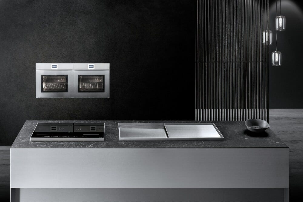 Barazza KASAI SPACE MIZU KASAI Piano cottura a induzione cm. 90 - vetroceramica nero