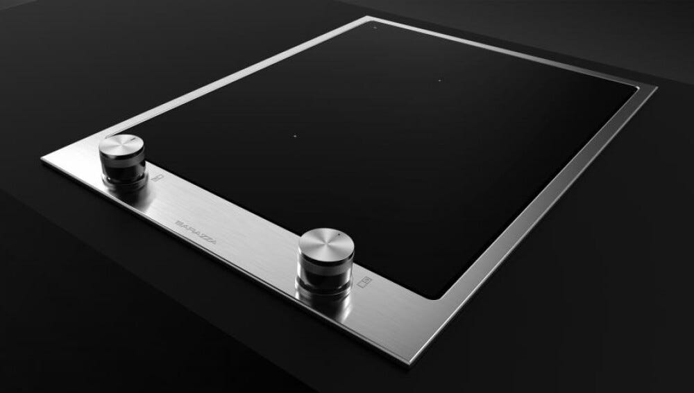 Barazza B_FREE Piano cottura a induzione cm. 36 - vetrocermica nero/inox satinato