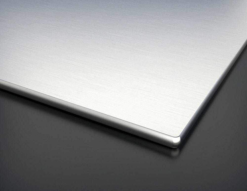 Barazza B_FREE Piano cottura a induzione cm. 36 - vetrocermica nero/inox satinato