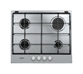 Whirlpool TGML650IX Piano cottura a gas 4 fuochi cm. 58 - acciaio inossidabile