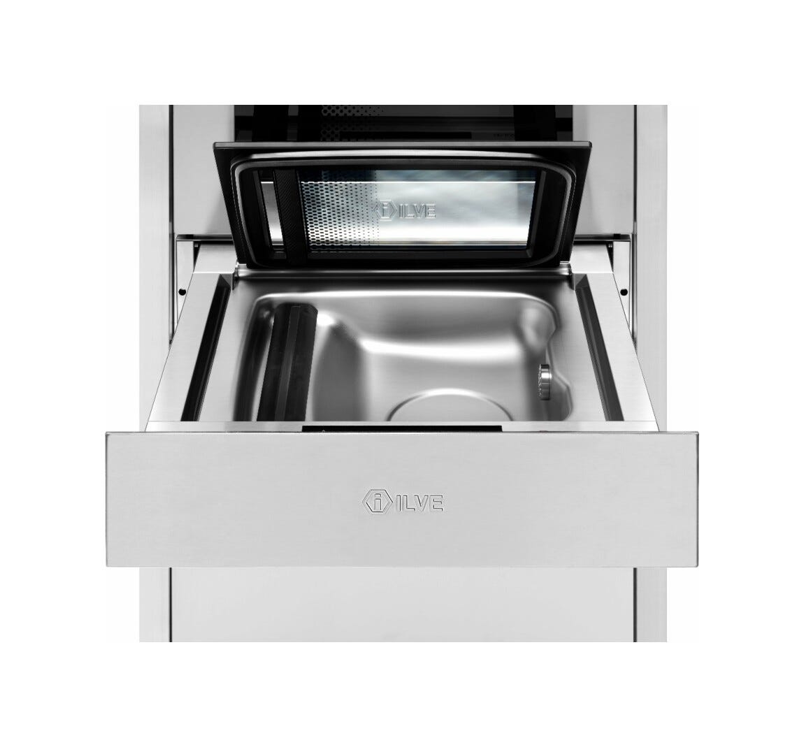 ILVE CSTAR Professional Plus Colonna con forno combinato, abbattitore e confezionatrice sottovuoto - inox