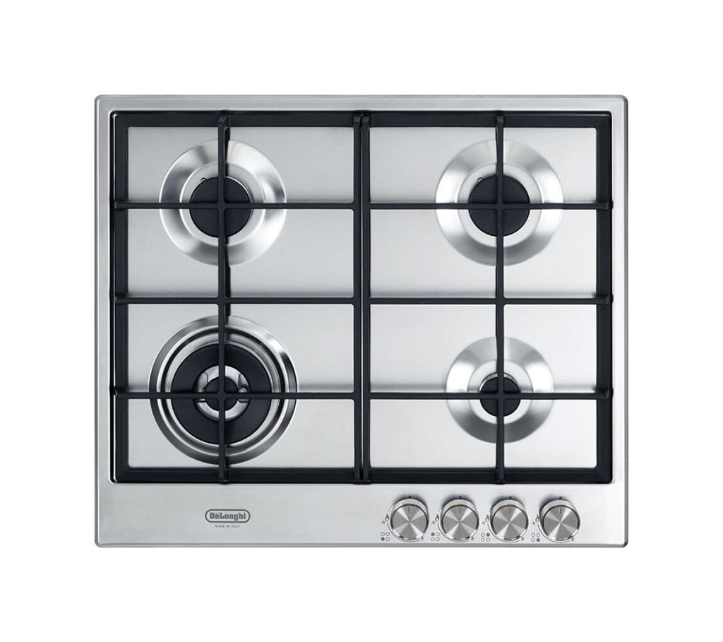 De Longhi NSL460X Life Piano cottura a gas 4 fuochi - cm. 60 - acciaio inox